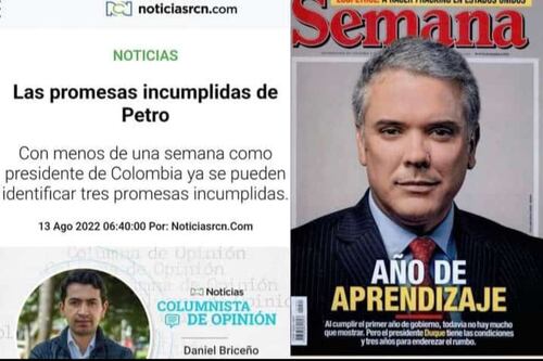 ‘Despedazan’ a RCN y a Semana por ‘lavarle la cara’ a Iván Duque