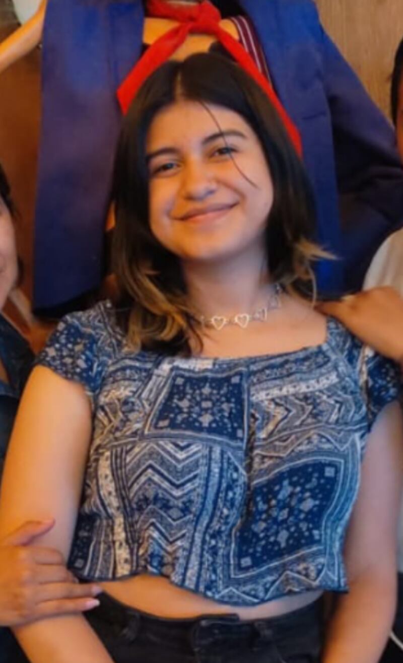 Nathaly Mafla dejó su celular a un amigo y desapareció tras ingresar al baño de su universidad en Quito. Foto: Cortesía de la familia de Nathaly a Metro Ecuador