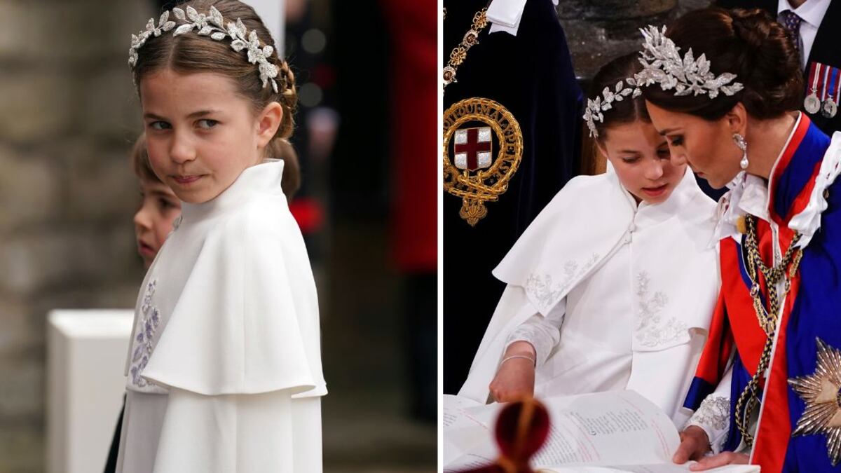 Princesa Charlotte copia realeza