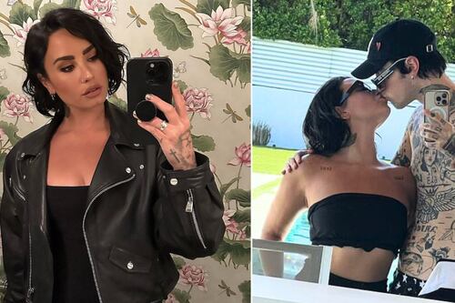 ¡Boda a la vista! Demi Lovato presumió ‘extravagante’ anillo de compromiso ¿Quién es el novio?