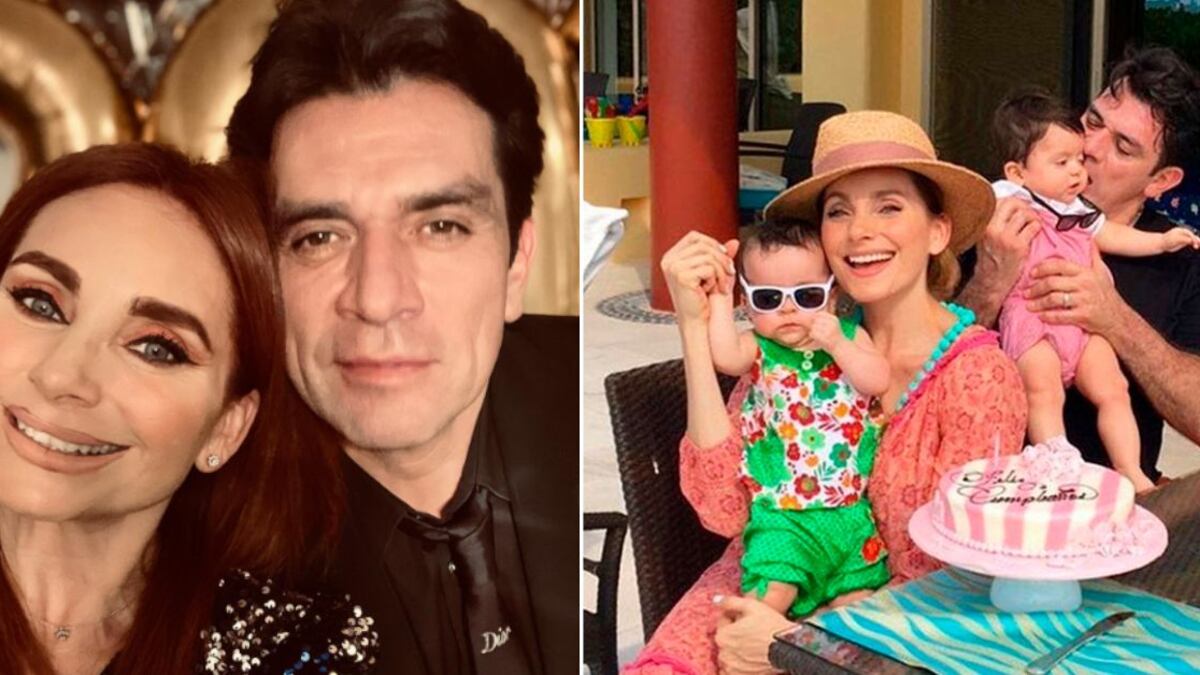 Jorge Salinas y Elizabeth Álvarez hijos