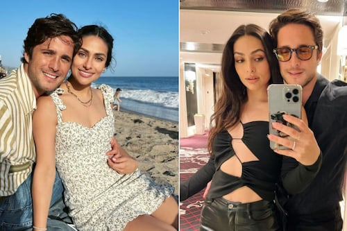 Diego Boneta y Renata Notni se pusieron románticos pero un bigote les roba protagonismo