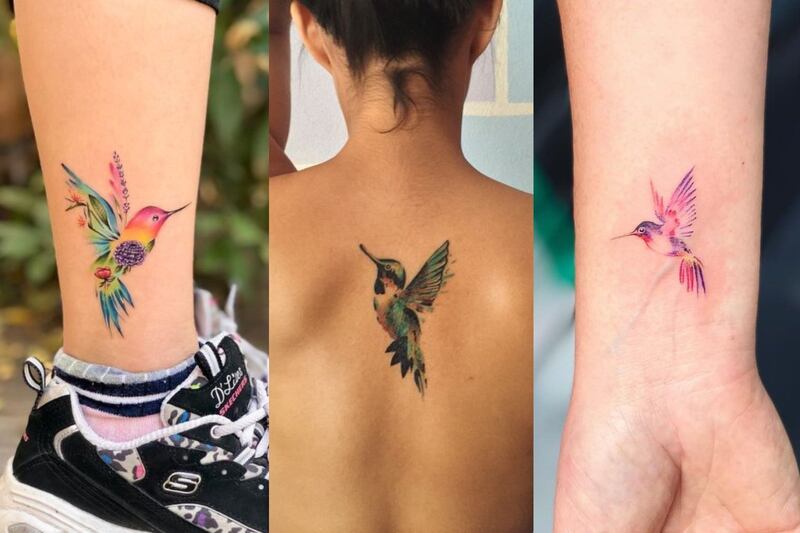 tatuajes de colibrí