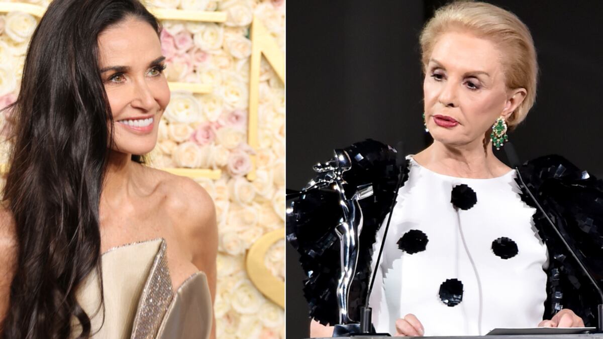 Demi Moore enseñó las claves para vestir transparencias de forma elegante.