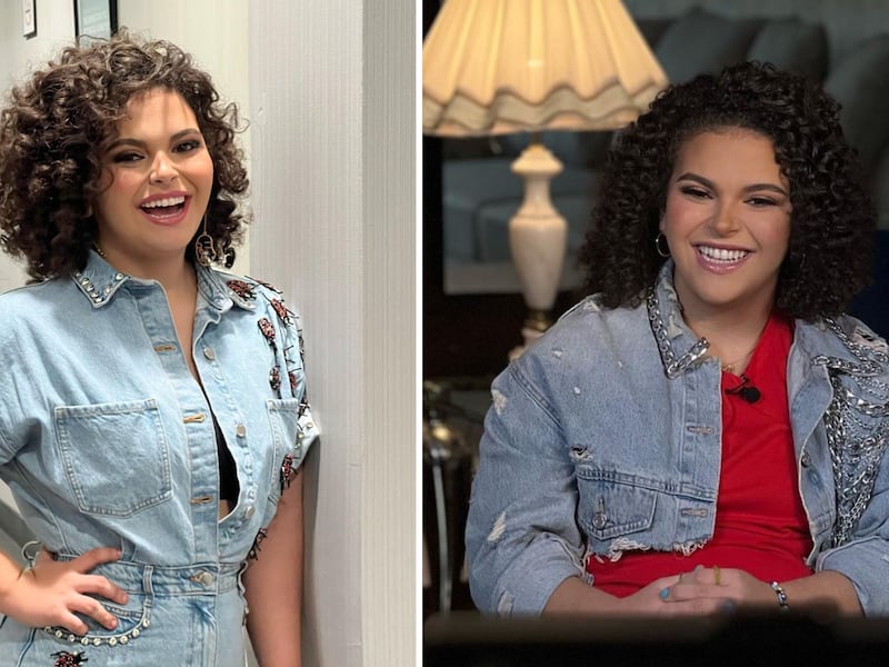 Sin miedo ya a las críticas, Lucerito Mijares reapareció con un outfit andrógino que está siendo señalado