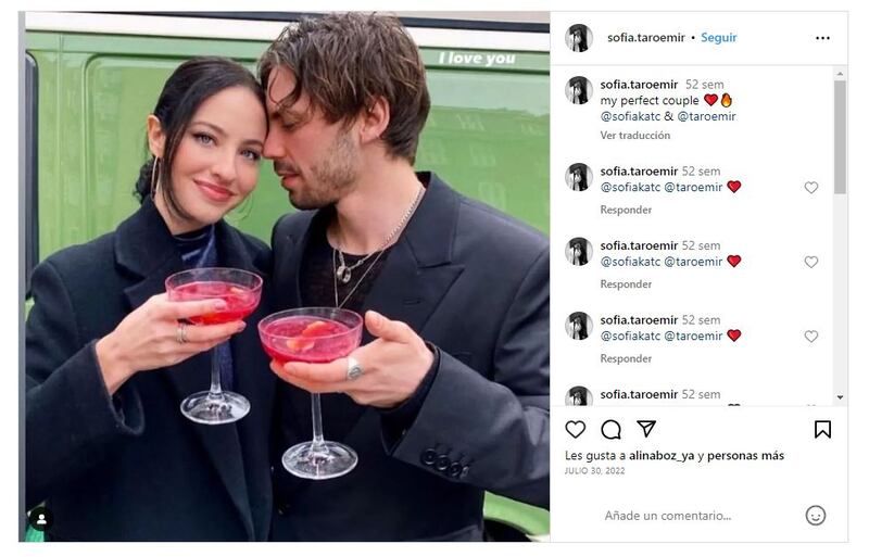 Taro Emir Tekin "no puede olvidar" a su exnovia, Sofia Katc