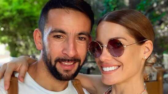 Mauricio Isla y Gala Caldirola