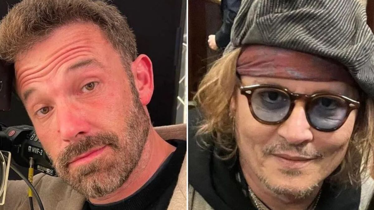 Ben Affleck y Johnny Depp tienen fotos aparentemente dormidos circulando por todo internet