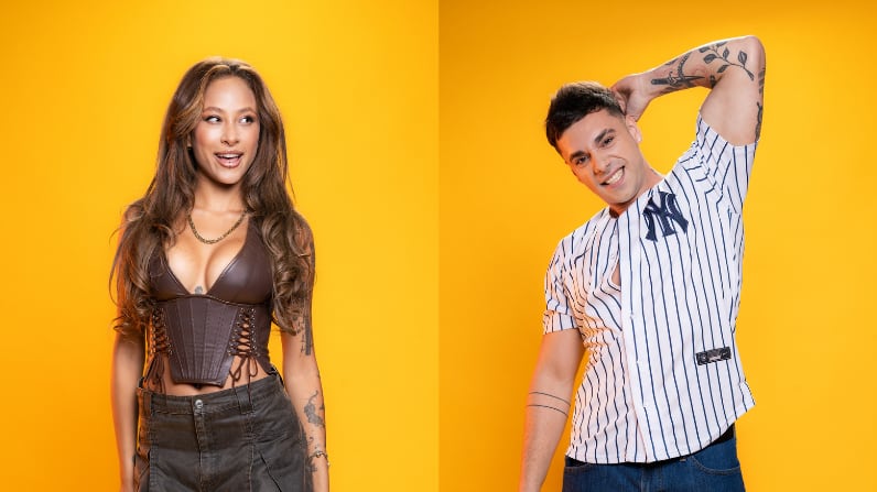 Estefanía Marquis y Carlos Águila para "Volverías con tu ex? 2" | Gentileza: Mega