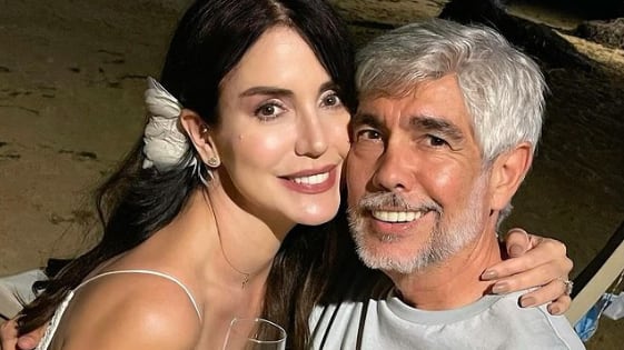 Ana María Trujillo y su esposo.