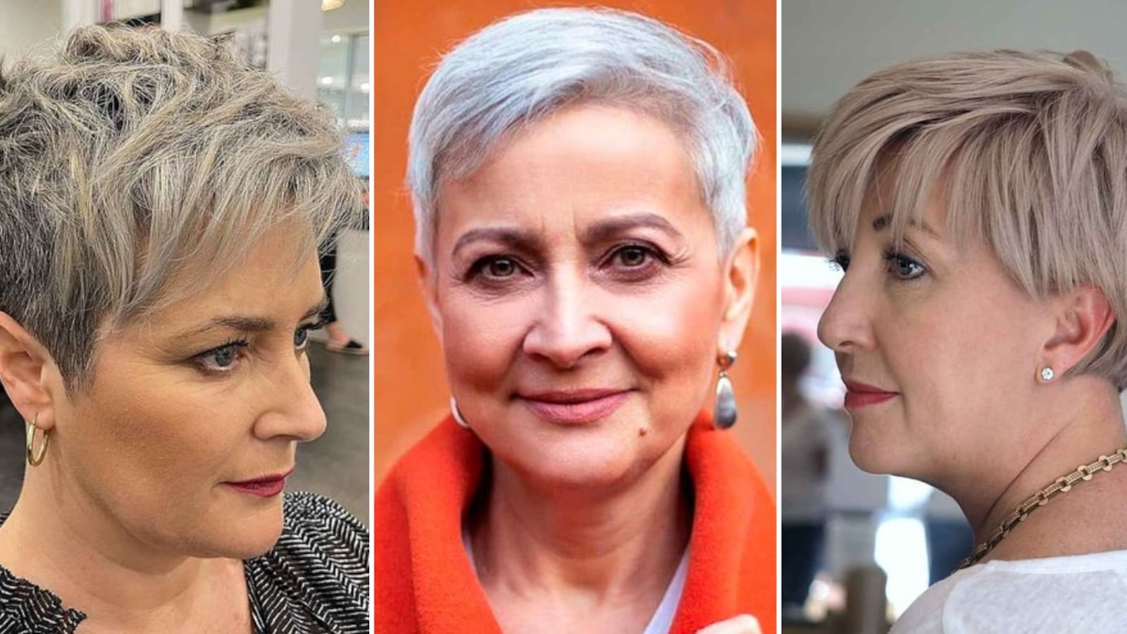 Cortes de pelo pixie para mujeres de 50 años