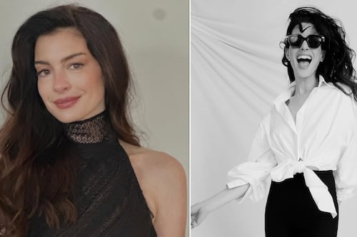 “Maravillosa”: Anne Hathaway reaparece con un look “de reina”: así deslumbró junto a su esposo