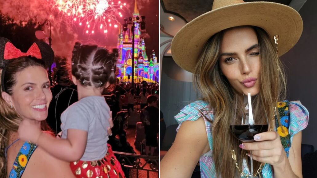 Claudia Álvarez fue criticada por viajar sin sus gemelos