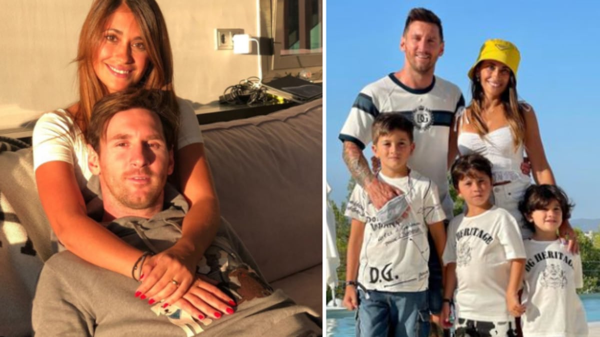 Messi le ha dado su lugar a su esposa.