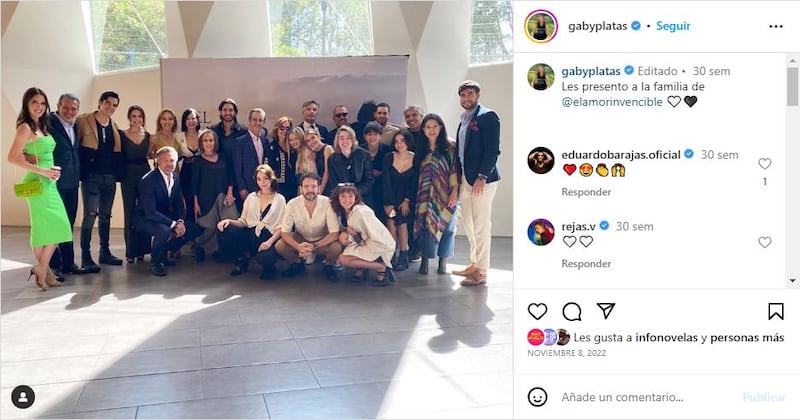 El elenco de 'El amor invencible' se volvió una familia durante el rodaje