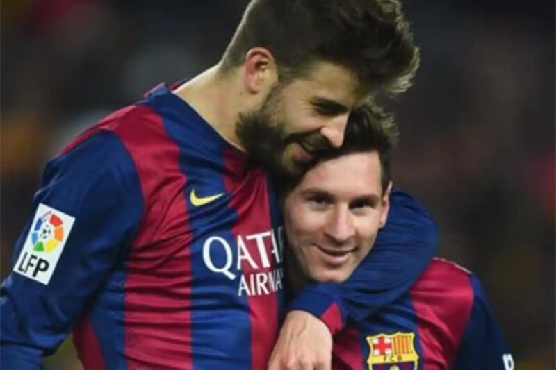La enemistad de Piqué con los futbolistas latinos entre ellos Messi.