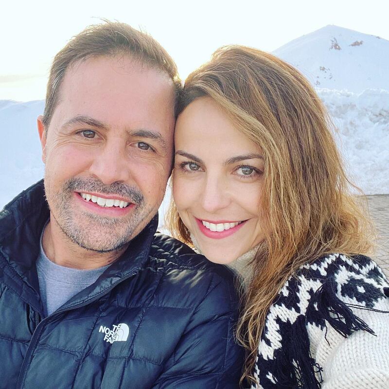 Alejandra Ambrosi junto a su novio, Sebastián Tonda