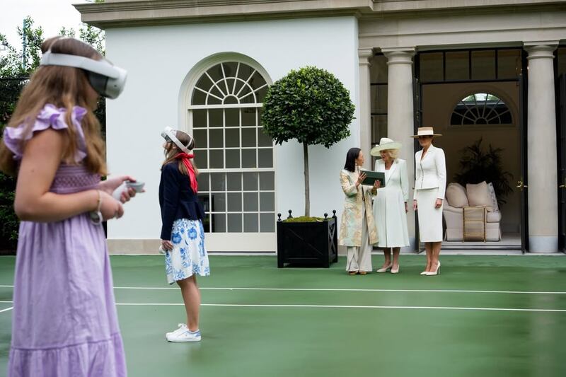 Camila Parker y Melania Trump