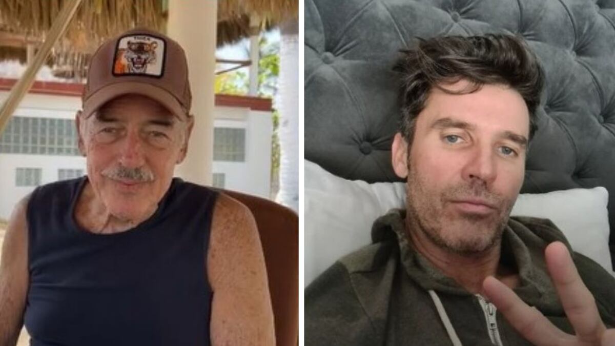 Andrés García esta semana estuvo compartiendo con Leonardo García feliz y tranquilo.