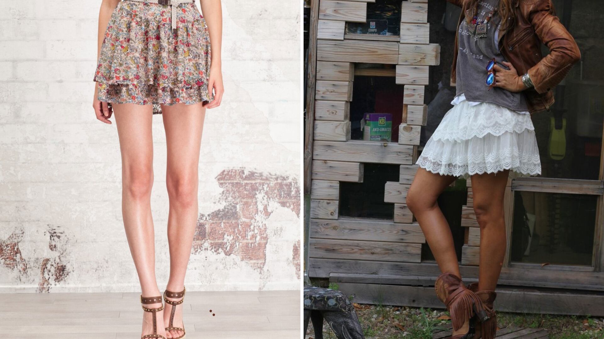 La falda de volantes estilo ‘Bridgerton’ que arrasa por su efecto piernas infinitas: combínala con botas ‘cowboy’ o sandalias planas