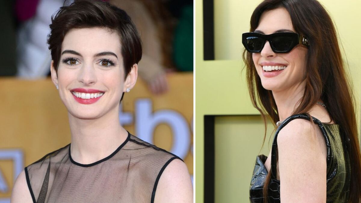 La actriz de ‘El Diablo Viste a la Moda’ no solo es versátil en la moda, también en su cabello, dejando de lado su clásico castaño.