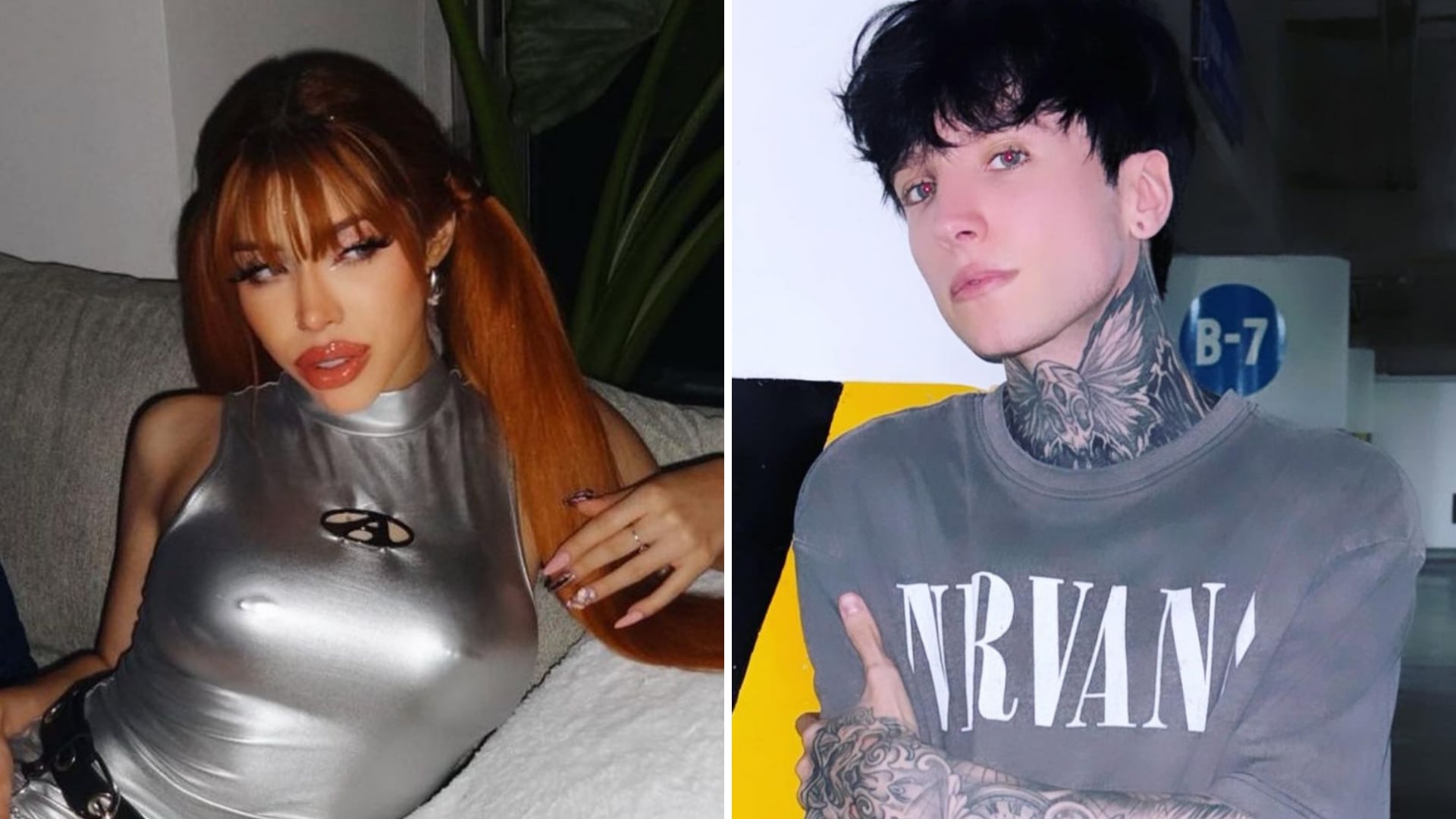 Yeri Mua y Cry en una relación.