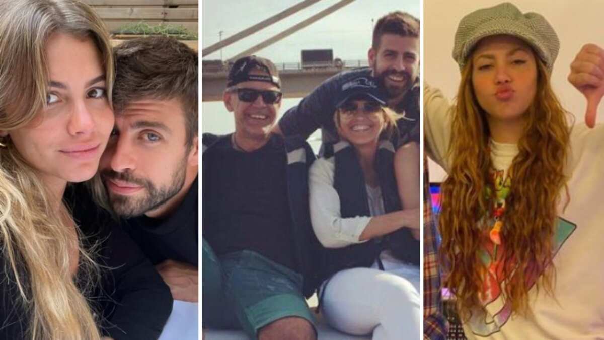 Clara Chía Martí y madre de Piqué