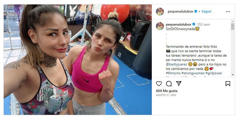 Lourdes Juárez se ha consolidado como boxeadora a base de su esfuerzo y trabajo duro