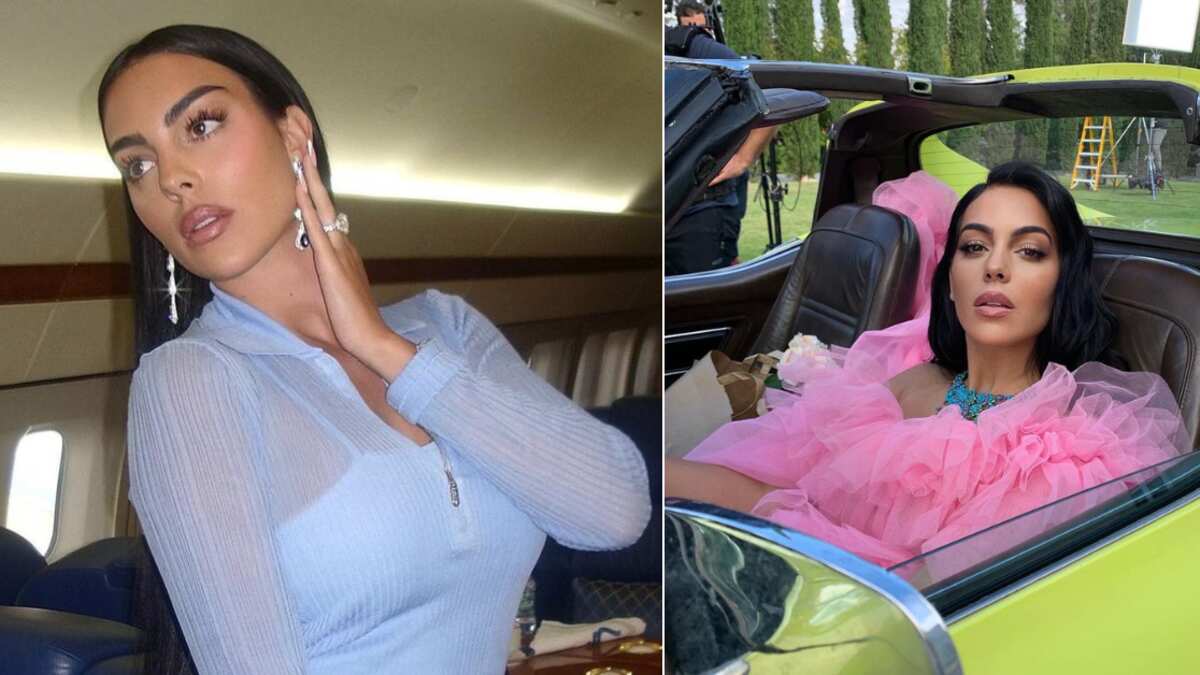 Georgina Rodríguez impactó con un cambio de look para su nueva campaña de Guess.