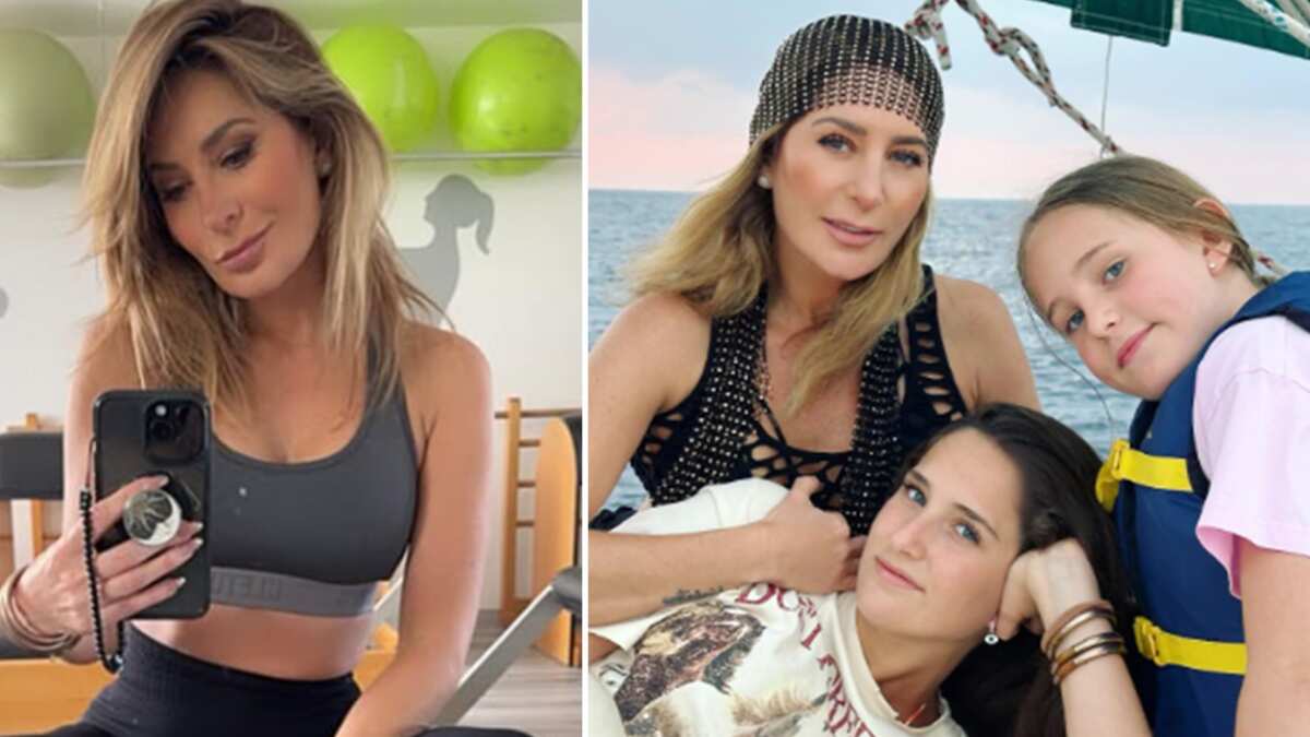 Geraldine Bazán hija look