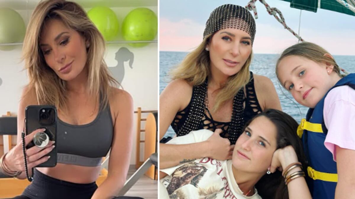 Geraldine Bazán hija look