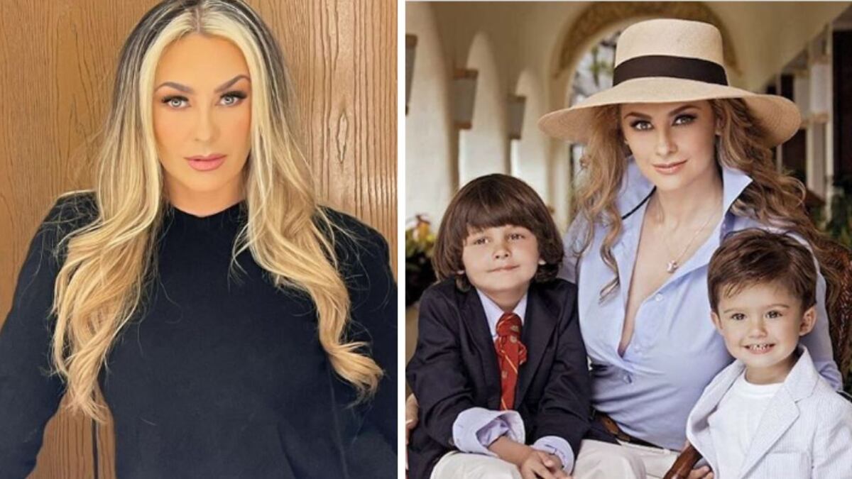 Los hijos de Aracely Arámbula y Luis Miguel, Miguel y Daniel, ya tienen 16 y 14 años