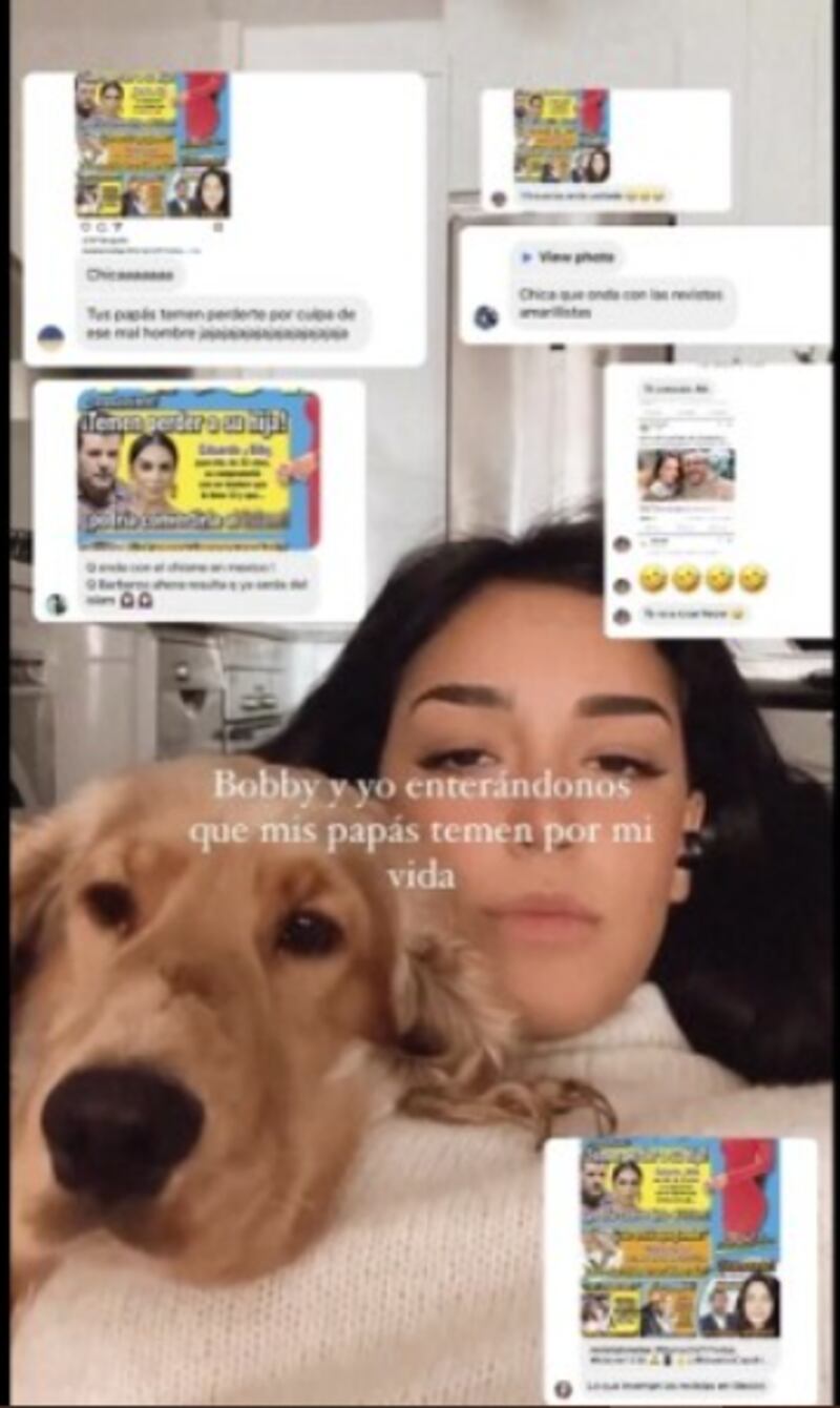 Alejandra Capetillo se pronunció sobre los rumores sobre su romance y sus padres.