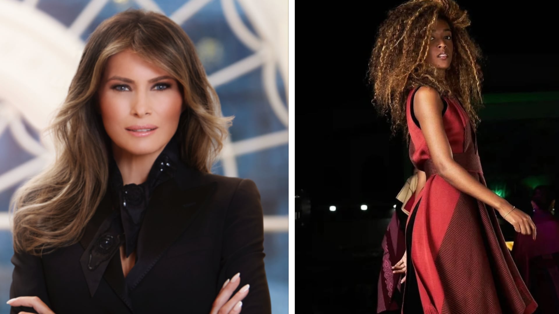 Petro le regaló a Melania Trump un vestido de Hajsú Etnomoda