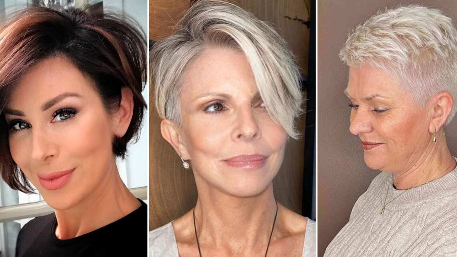 Cortes de pelo pixie para mujeres de 40 a 60 años
