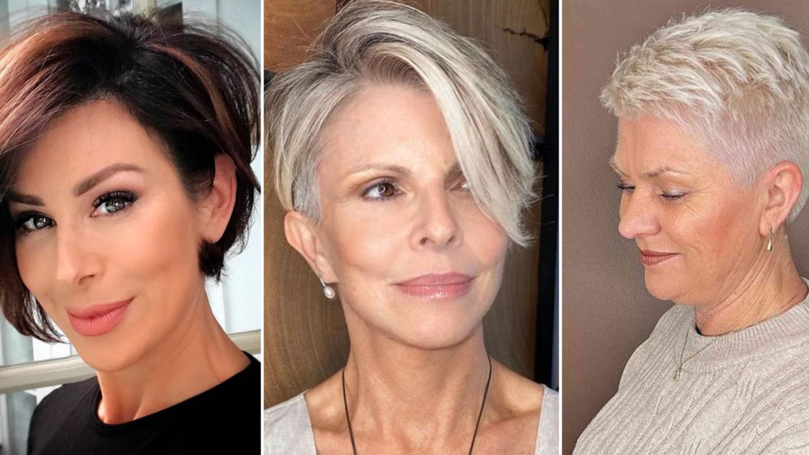 Cortes de pelo pixie para mujeres de 40 a 60 años