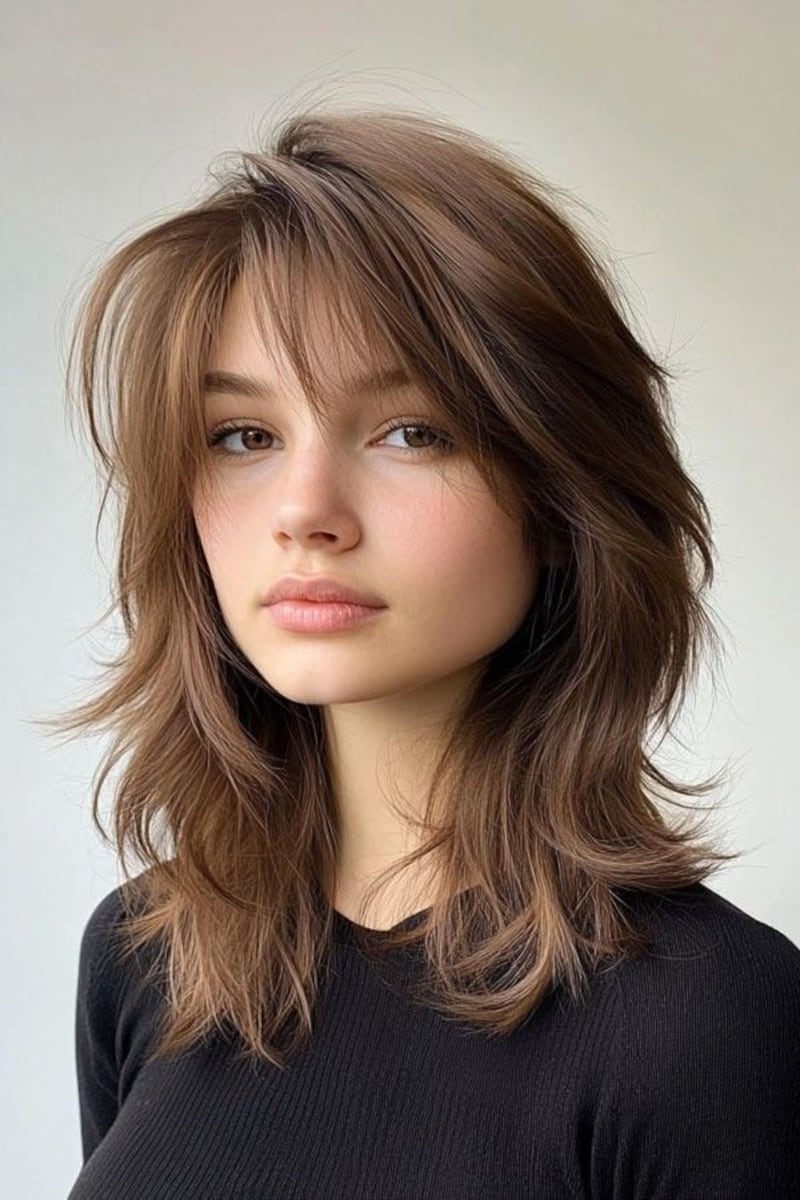 Corte shaggy messy