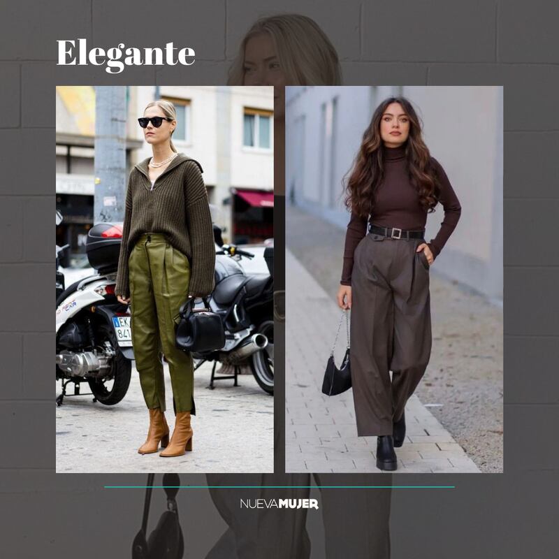 ¿Cómo usar pantalones de pinzas?