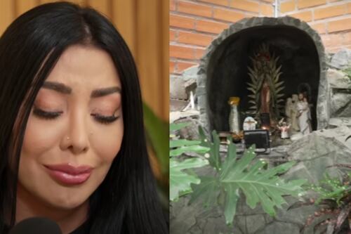 Marcela Reyes reveló que el alma de B-King se le apareció frente a un altar de la virgen; mostró video del sitio