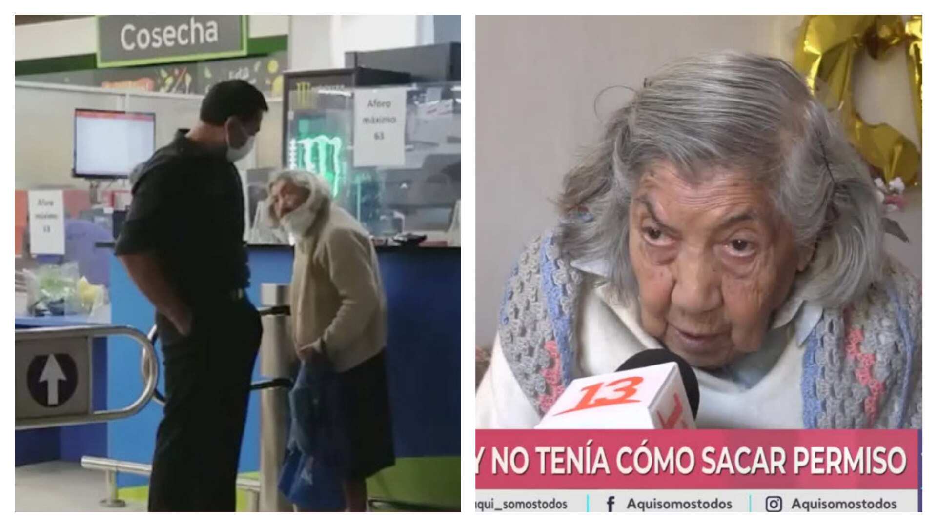 Isolina Grandón, de 100 años