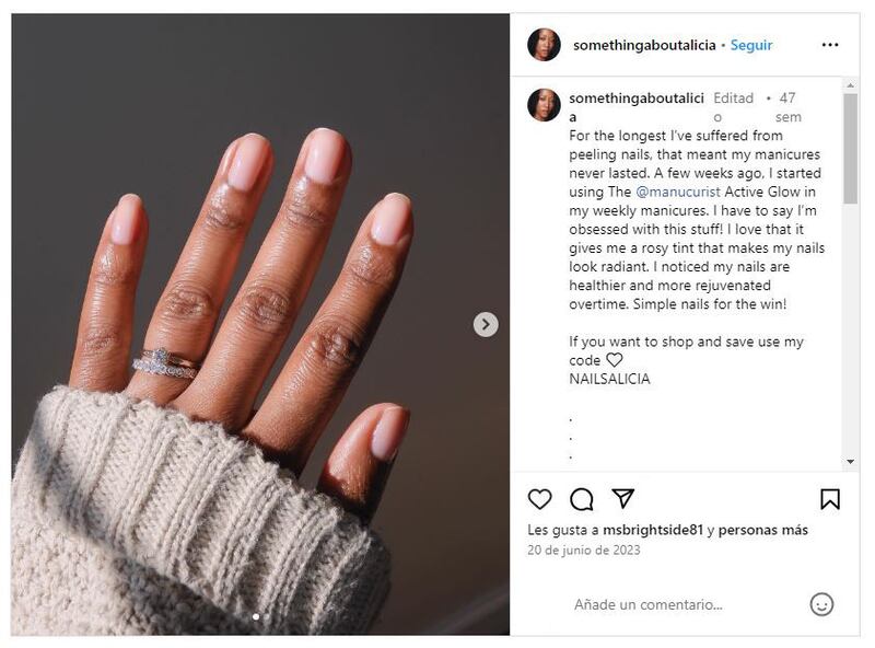 Los tintes de uñas son la última tendencia en cuanto a manicura natural