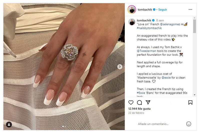 Selena Gomez está consolidada como una musa de las manicuras