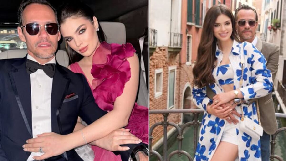 Marc Anthony y Nadia Ferreira