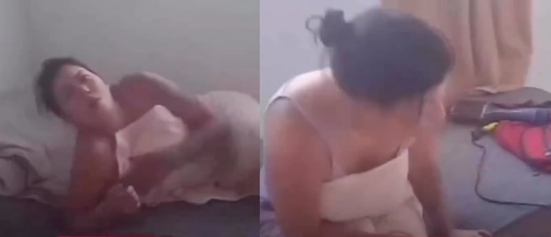 Descubre a su madre con otro hombre en la casa