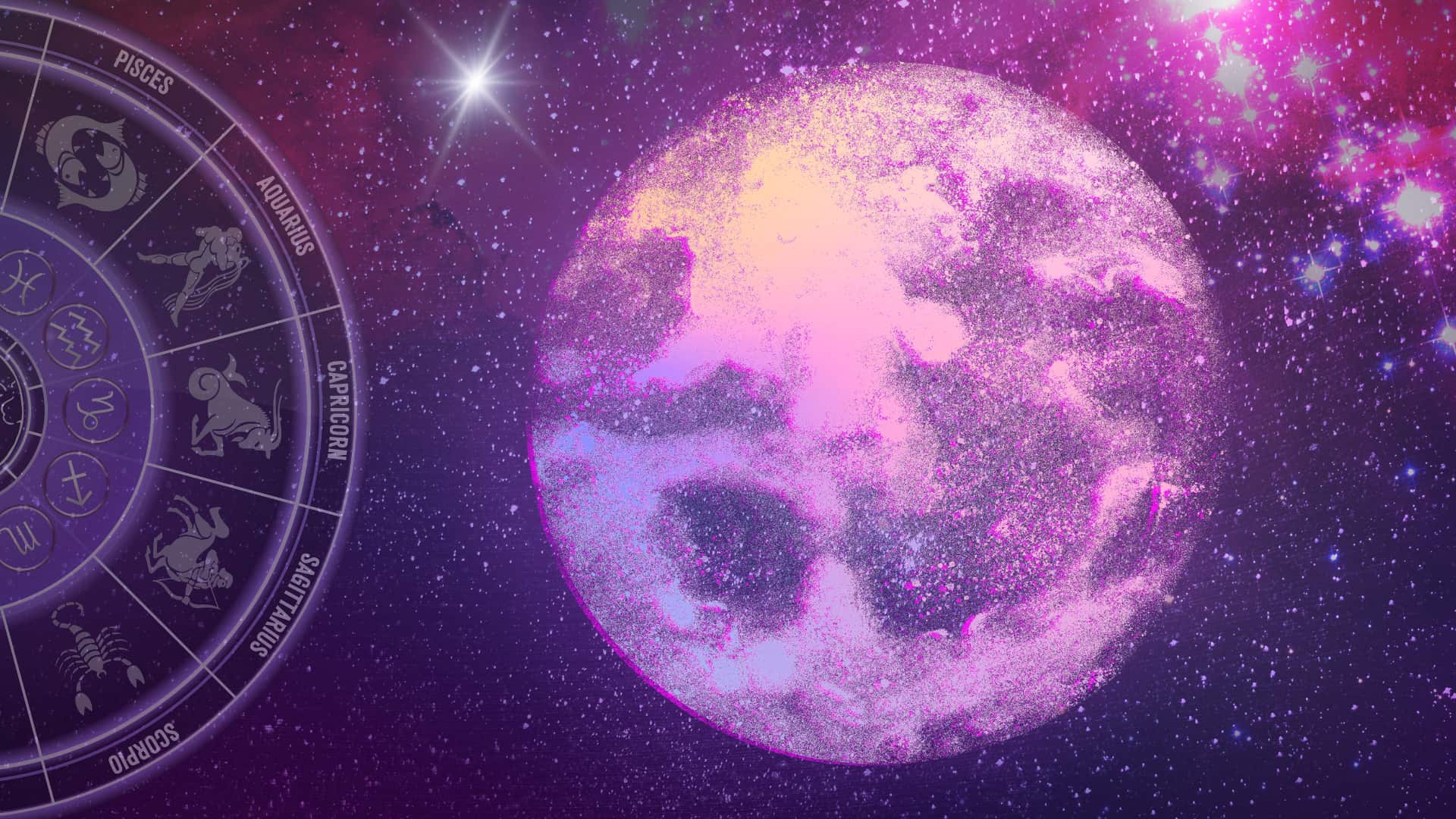 Conjunción de la Luna y Saturno este 6 de julio.