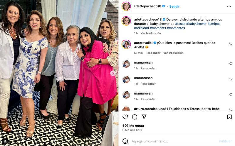 Invitadas al baby shower de Tessa, la primera hija de José Eduardo Derbez