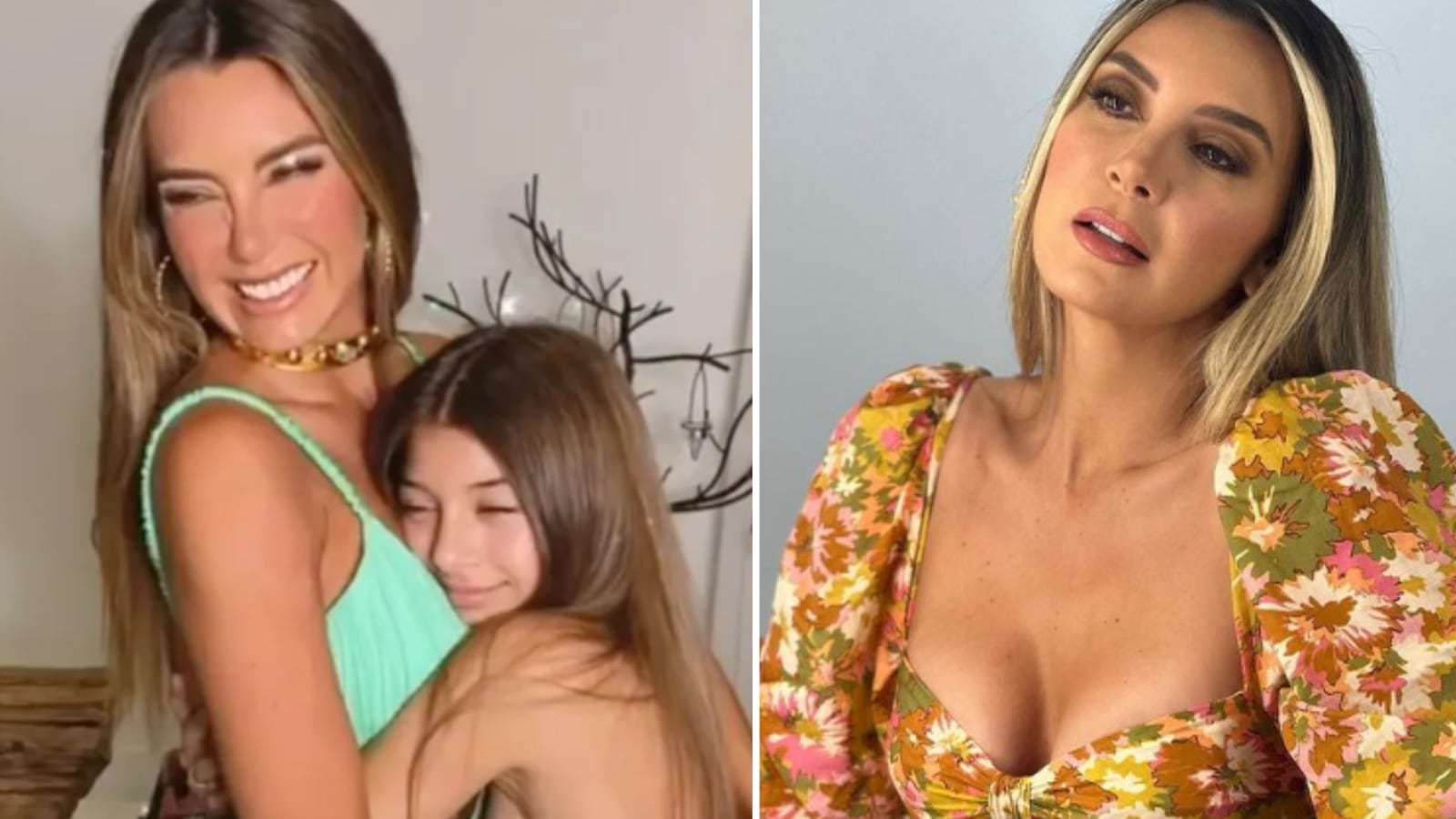 Elizabeth Gutiérrez y su hija