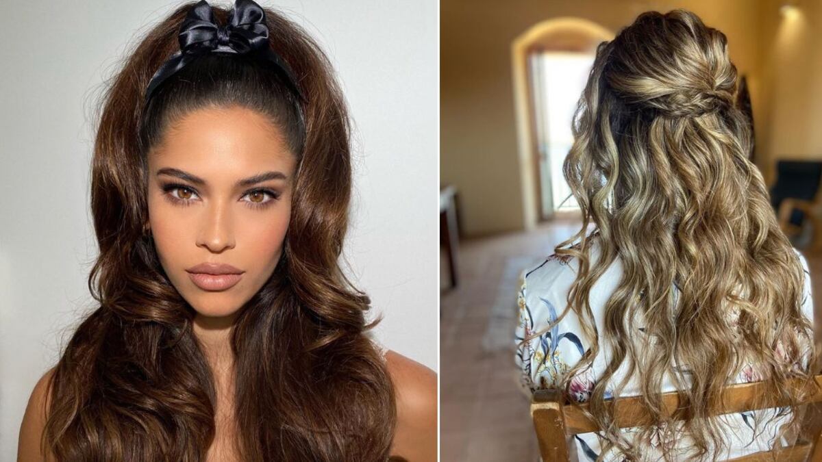 Los peinados en ondas naturales dominarán durante la primavera-verano 2024
