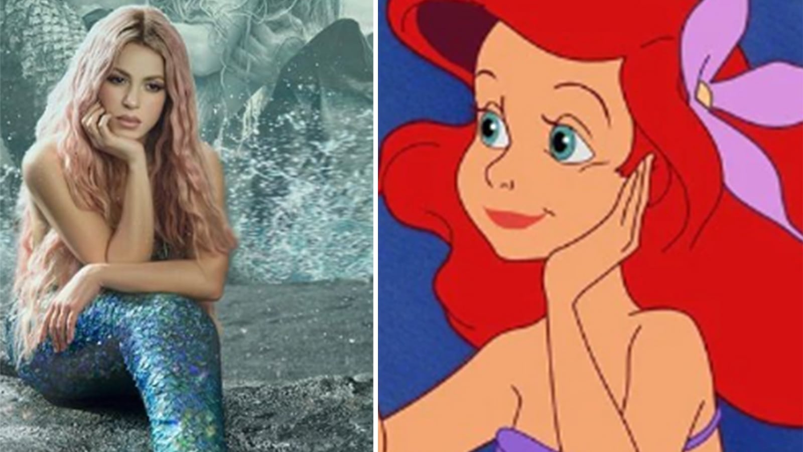 Las tristes semejanzas entre el cuento de ‘La Sirenita’ y el video de Shakira ‘Copa Vacía’ con Manuel Turizo.