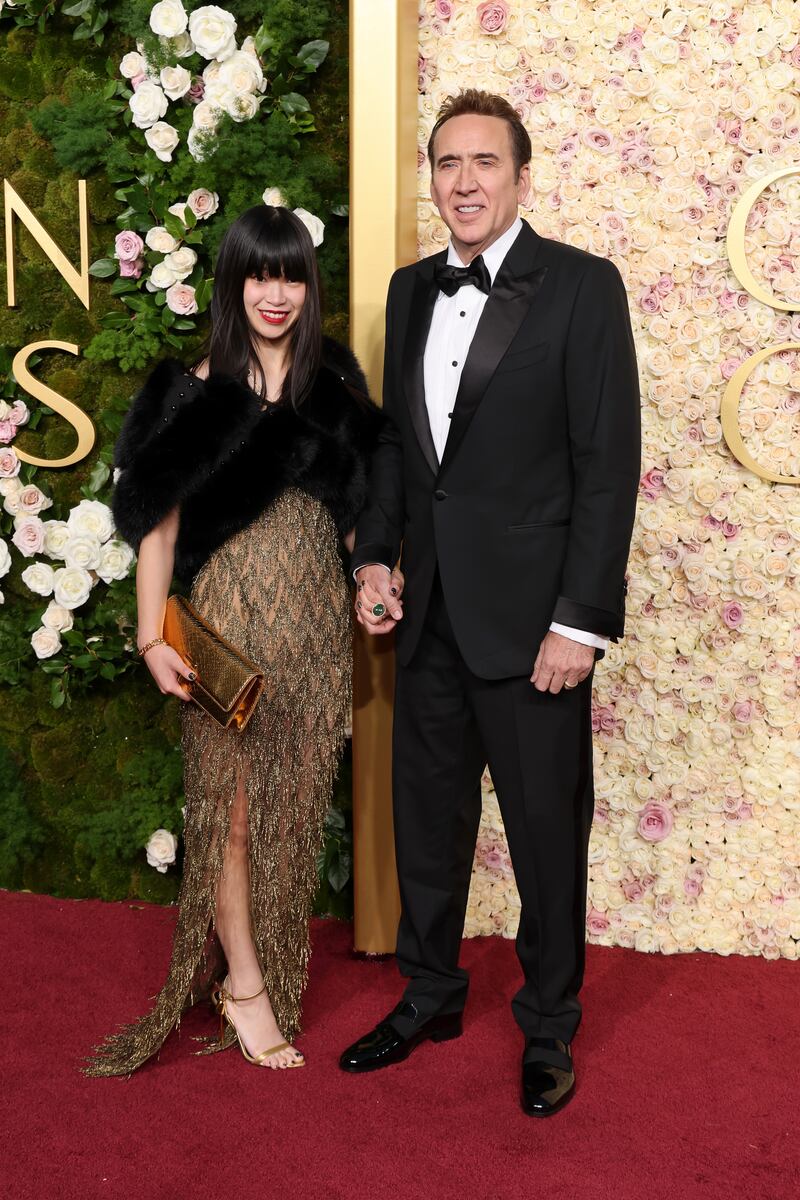 Nicolas Cage y su esposa, Riko Shibata